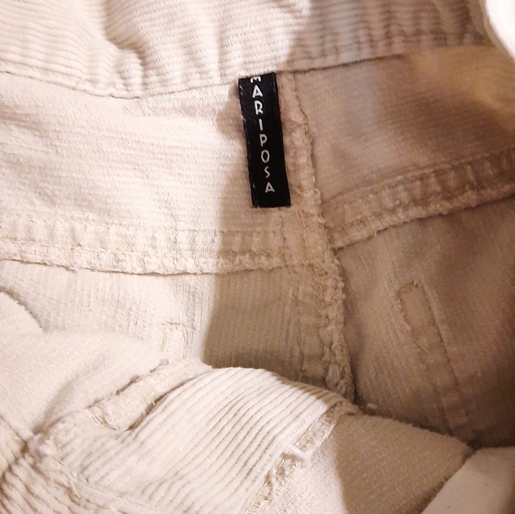 White Corduroy Pants - Picture 3 of 6